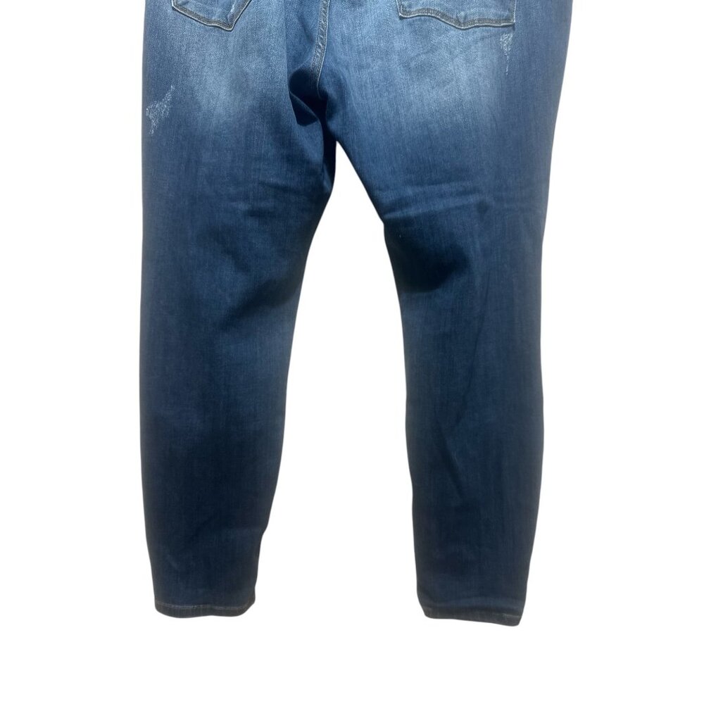 Judy Blue Skinny Fit Jeans Women 22W Blue High Rise Animal Print Patches Stretch - Picture 10 of 11